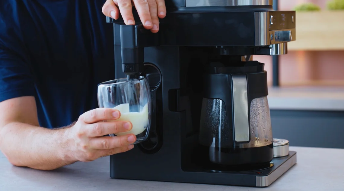 Der Milchaufschäumer der Ninja Prestige DualBrew