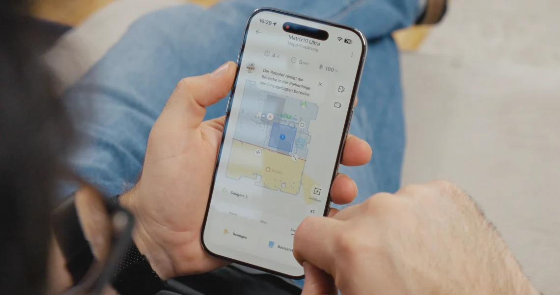 Viele Möglichkeiten: die App vom Matrix10.