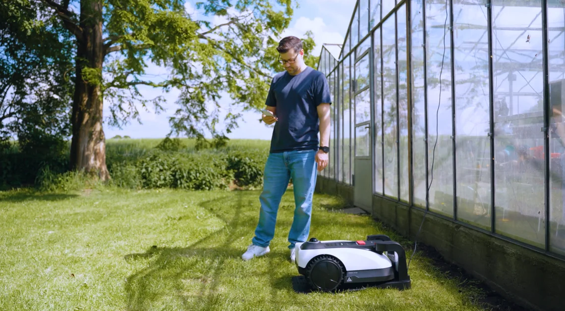 Die Einrichtung des Roboters ist wirklich simpel.