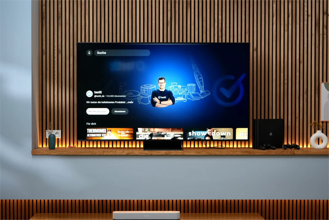Testit kannst du übrigens auf jedem Fernseher schauen, unabhängig vom Betriebssystem.