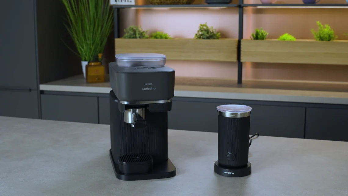 Die Philips Baristina hat eine cooles, innovatives Konzept - leider nimmt sie eine Abkürzung zu viel.