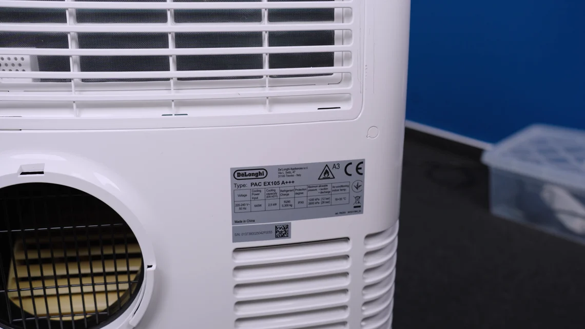 Die De'Longhi Pinguino PAC EX105 hat Energieeffizienzklasse A+++.