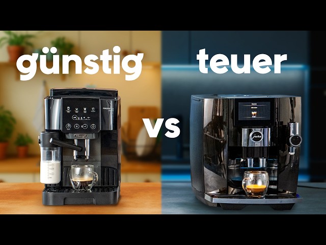 Einsteiger vs. Luxus-Kaffeevollautomat - Wo ist der Unterschied?