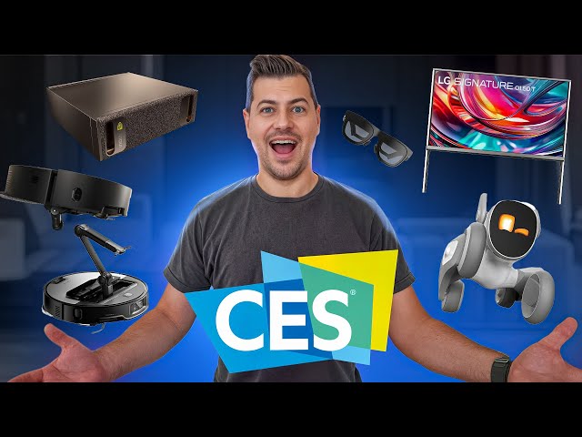 10 verrückte Neuheiten der CES 2025! (Saugroboter, Fernseher, Smart Glasses und KI-Roboter)